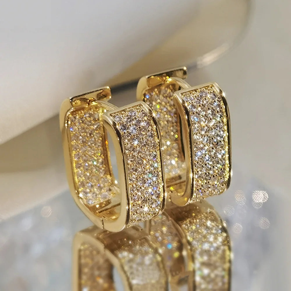 Aurelie™ Korean Style Square Hoop Earrings
