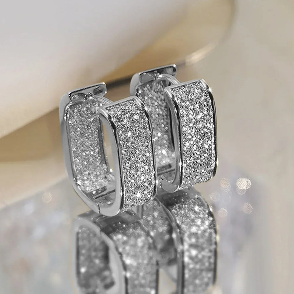 Aurelie™ Korean Style Square Hoop Earrings