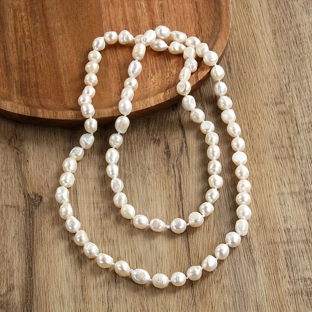 Aurelie™ Signature Long Pearl Necklace