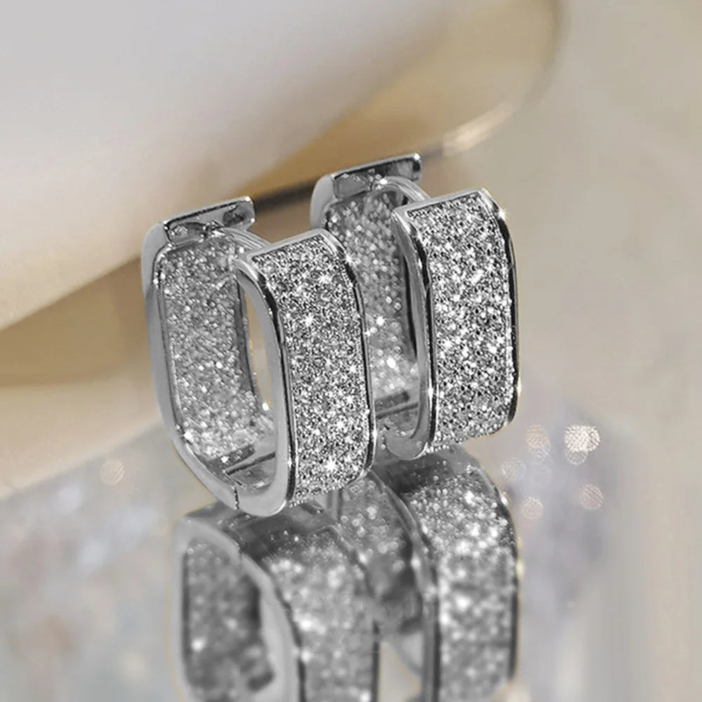 Aurelie™ Korean Style Square Hoop Earrings