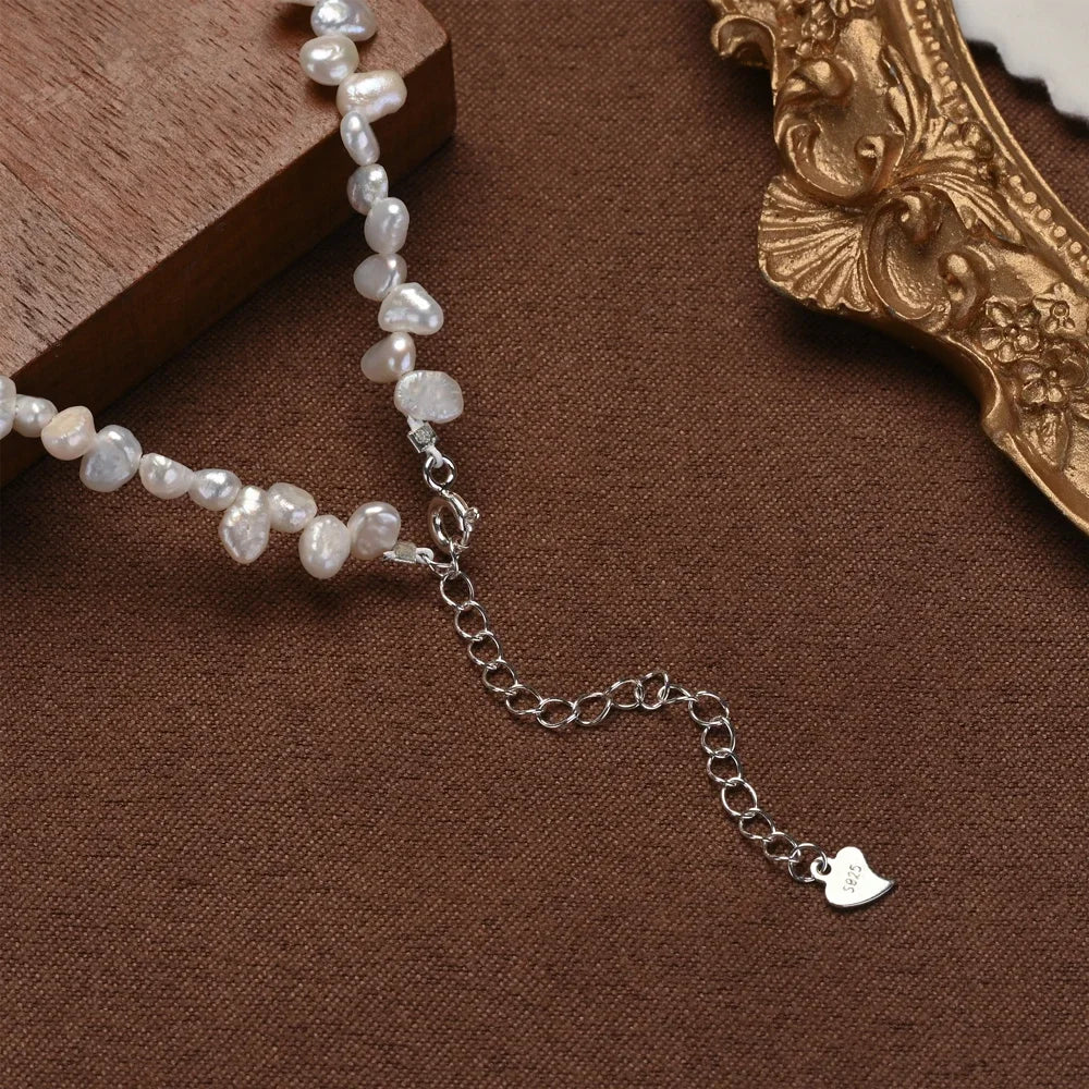 Aurelie™ Delicate Baroque Pearl Collar Necklace