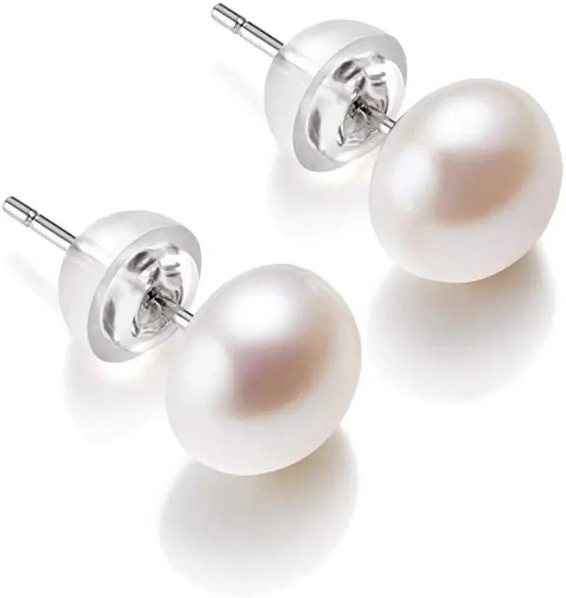 Aurelie™ Real Freshwater Pearl Stud Earrings