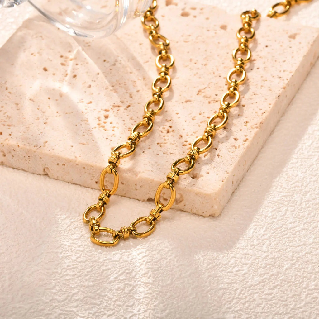 Aurelie™ Slim Stainless Steel Chain Necklace